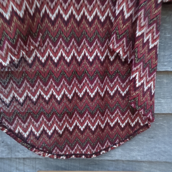 New Directions NWT Open Front Topper Sleeved Cape Women's Sz. S Print 3/4 Sleeve - Picture 5 of 14